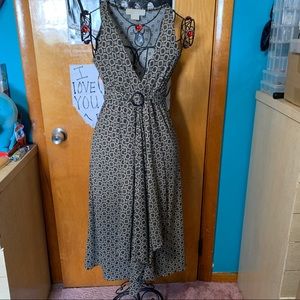 Michael kors dress tie belt size small tan